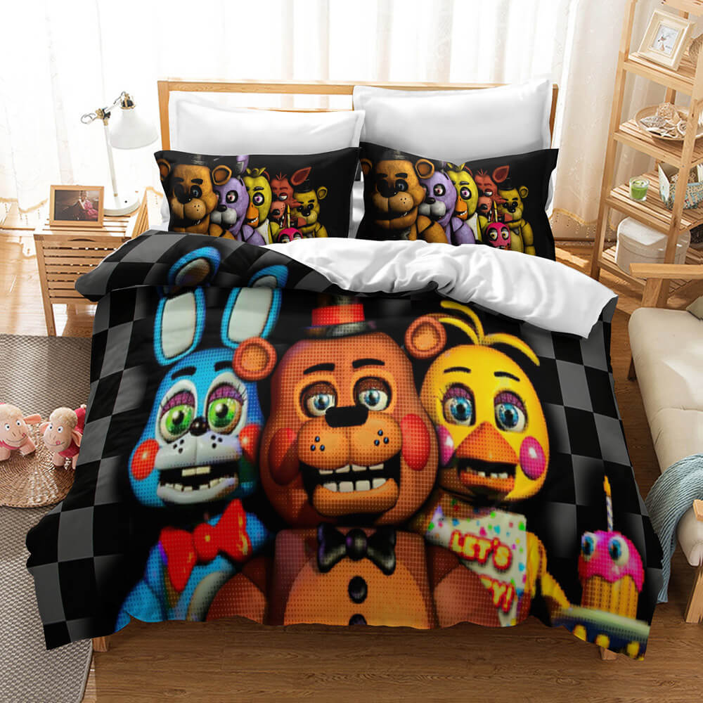 Five Nights at Freddy's Cosplay Bedding Quilt Cover Without Filler (Online Order Only)