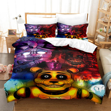Five Nights at Freddy's Cosplay Bedding Set Quilt Cover Without Filler (Online Order Only)