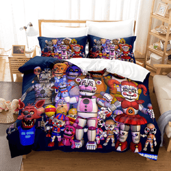 Five Nights at Freddy's Cosplay Bedding Set Quilt Cover Without Filler (Online Order Only)