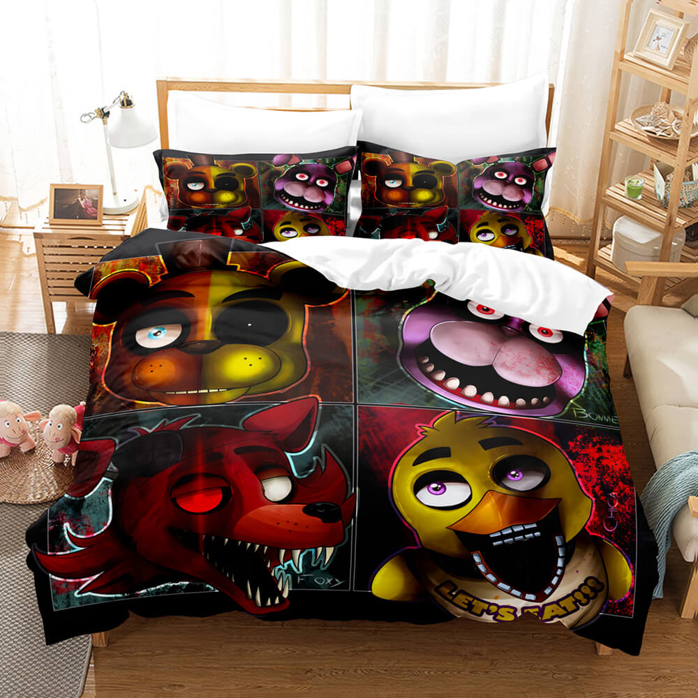 Five Nights at Freddy's Cosplay Bedding Set Quilt Cover Without Filler (Online Order Only)