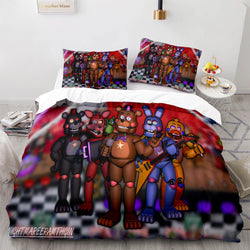 Five Nights at Freddy's Cosplay Bedding Sets Quilt Covers Without Filler (Online Order Only)