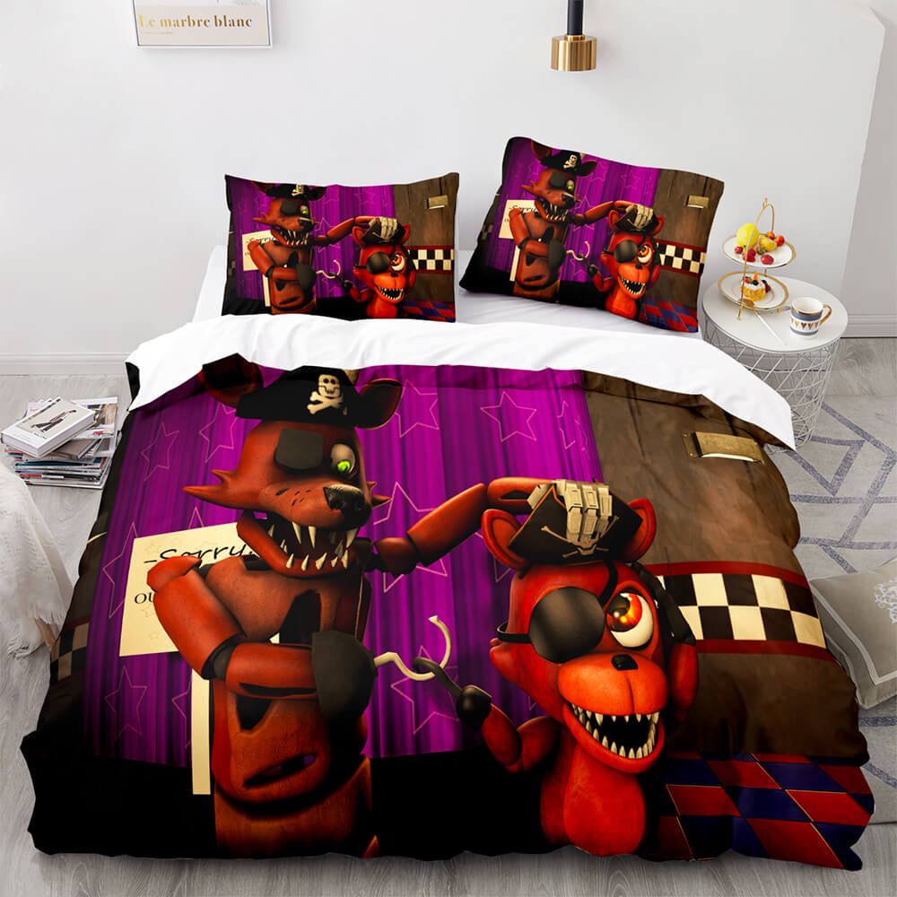 Five Nights at Freddy's Cosplay Bedding Sets Quilt Covers Without Filler (Online Order Only)