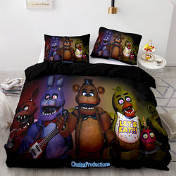 Five Nights at Freddy's Cosplay Bedding Sets Quilt Covers Without Filler (Online Order Only)