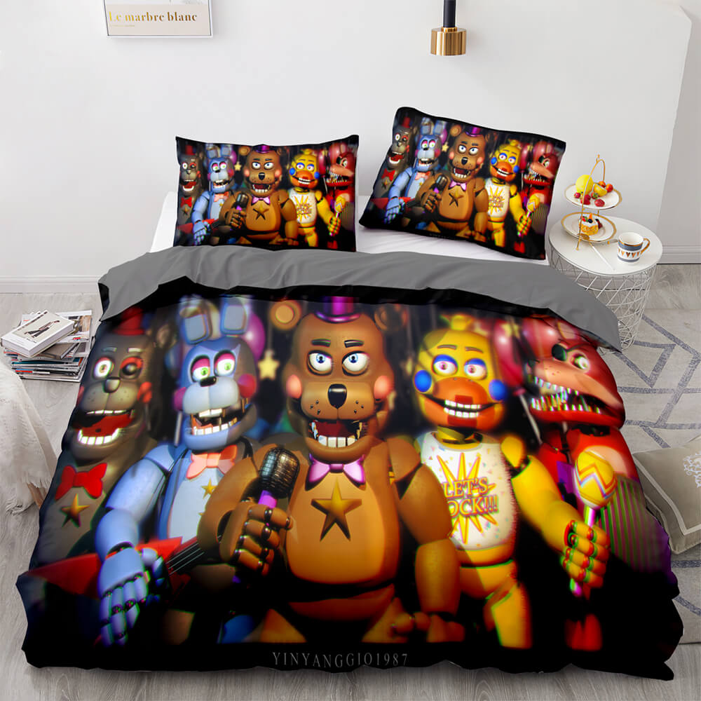 Five Nights at Freddy's Cosplay Bedding Sets Quilt Covers Without Filler (Online Order Only)