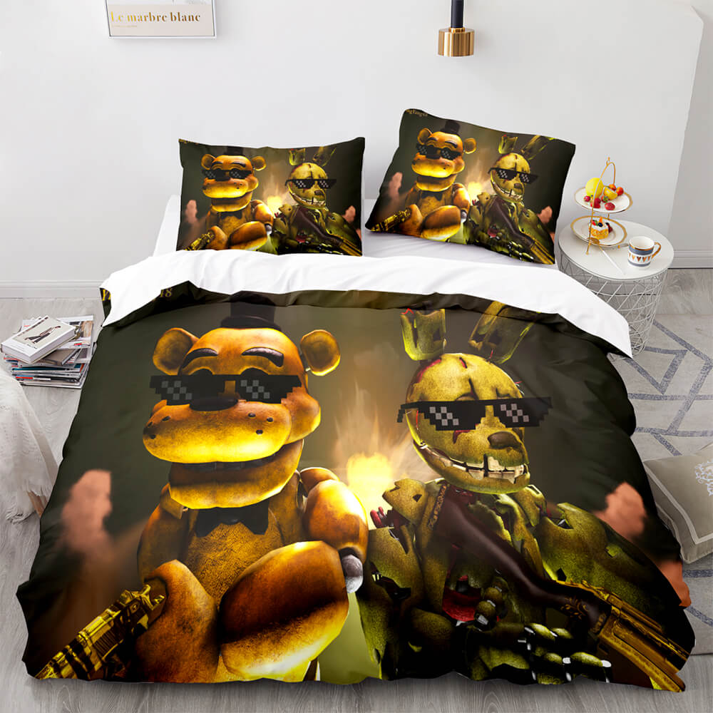 Five Nights at Freddy's Cosplay Bedding Sets Quilt Covers Without Filler (Online Order Only)
