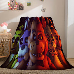 Five Nights at Freddy's Flannel Caroset Throw Cosplay Blanket (Online Order Only)