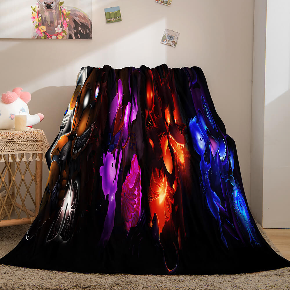Five Nights at Freddy's Flannel Caroset Throw Cosplay Blanket (Online Order Only)