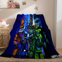 Five Nights at Freddy's Flannel Caroset Throw Cosplay Blanket (Online Order Only)