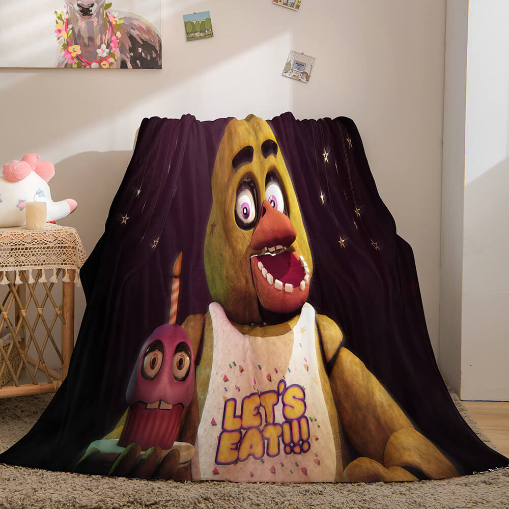 Five Nights at Freddy's Flannel Caroset Throw Cosplay Blanket (Online Order Only)