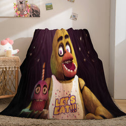 Five Nights at Freddy's Flannel Caroset Throw Cosplay Blanket (Online Order Only)
