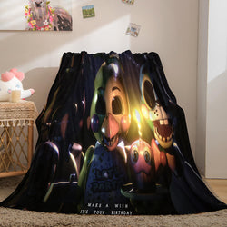 Five Nights at Freddy's Flannel Caroset Throw Cosplay Blanket (Online Order Only)