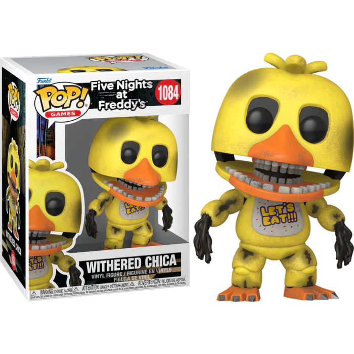 Five Nights at Freddy's Withered Chica Funko Pop! #1084 (Online Order Only)