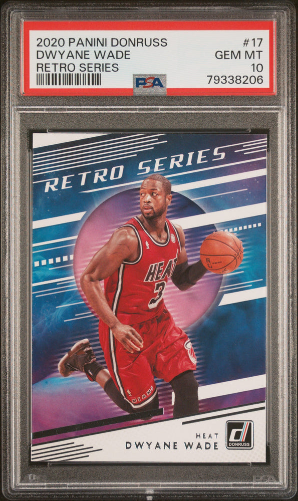 2020 PANINI DONRUSS RETRO SERIES DWYANE WADE #17 - PSA 10 (Online Order Only)