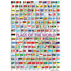 Flags of the World 1000 Piece Jigsaw Puzzle Eurographics (ONLINE ORDER ONLY)