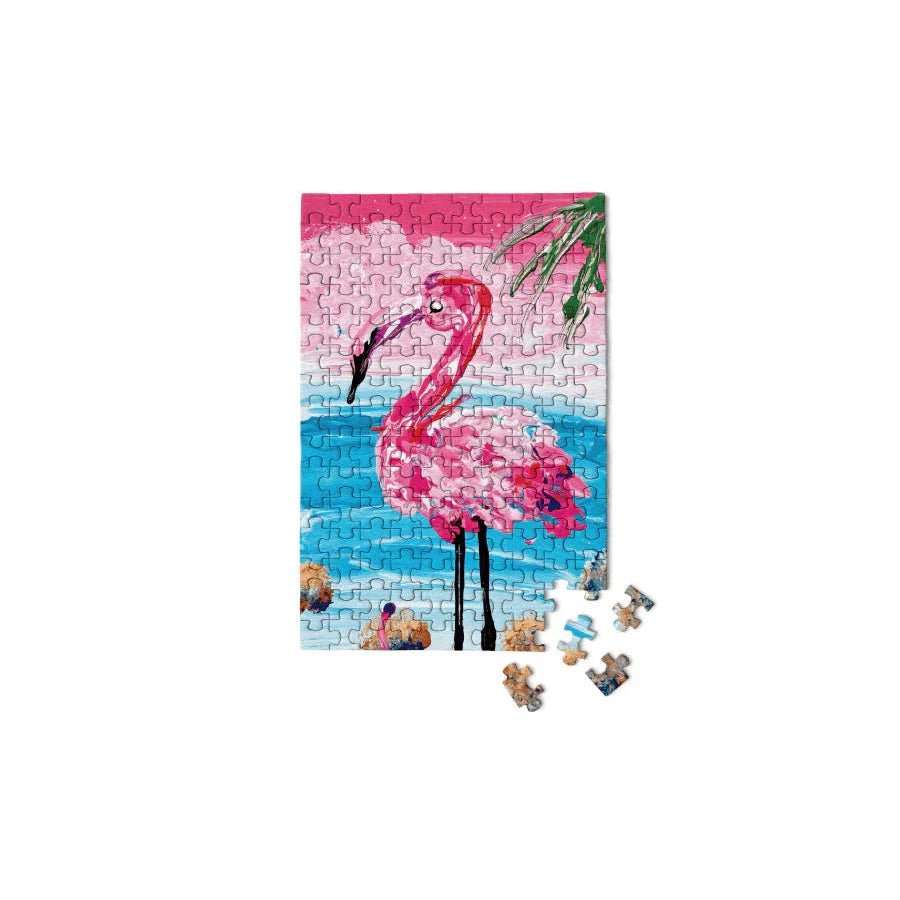 Flamingo 150 Piece Mini Jigsaw Puzzle Micro Puzzles (ONLINE ORDER ONLY)