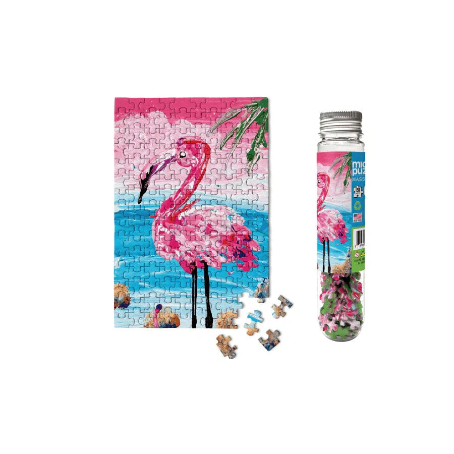 Flamingo 150 Piece Mini Jigsaw Puzzle Micro Puzzles (ONLINE ORDER ONLY)