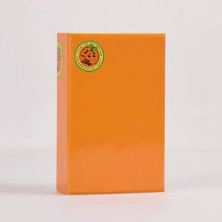 Flat Orange 81 Piece Round Jigsaw Puzzle Le Puzz