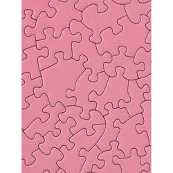 Flat Pink Grapefruit 81 Piece Round Jigsaw Puzzle Le Puzz