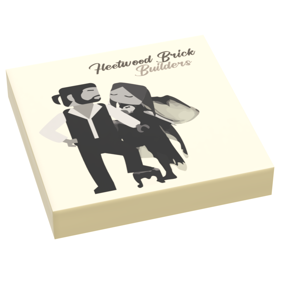 Fleetwood Brick, Builder - B3 Customs® Music Album Cover (2x2 Tile) (Online Order Only)