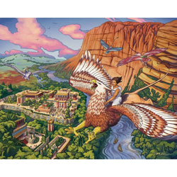 Flight of the Griffins 500 Piece Jigsaw Puzzle Boardwalk