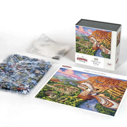 Flight of the Griffins 500 Piece Jigsaw Puzzle Boardwalk