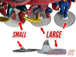 Floating Figure Shelves for Clear Stand Bases | For all your Funko Pops with plastic stands | Comes with command strips! | Funko Pop Floating Shelf (ONLINE ORDER ONLY)