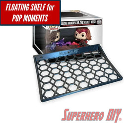 Floating Shelf for Funko Pop! Movie Moments 10W x 7D Box | Box Display Wall Mount | Includes mounting screws (ONLINE ORDER ONLY)