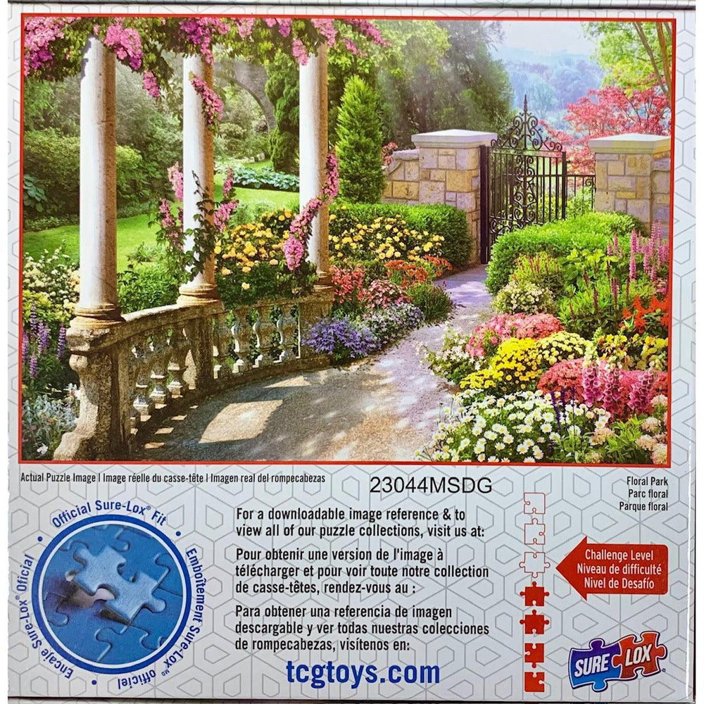 Floral Park Garden Getaways 500 Piece Jigsaw Puzzle Sure Lox (ONLINE ORDER ONLY)