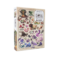 The Field Guide to Floral Dragons - Floral Dragons 1000pc Puzzle
