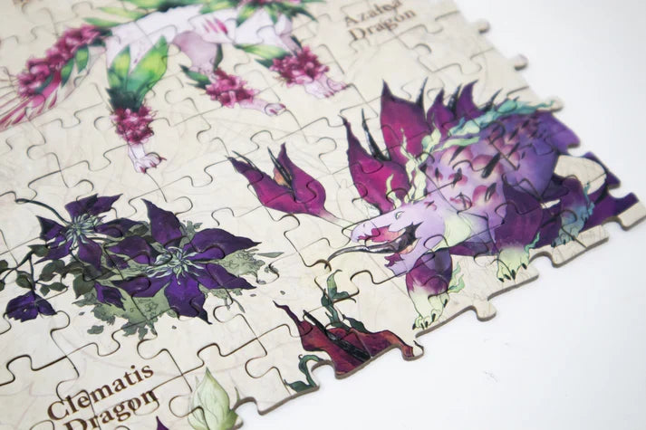 The Field Guide to Floral Dragons - Floral Dragons 1000pc Puzzle