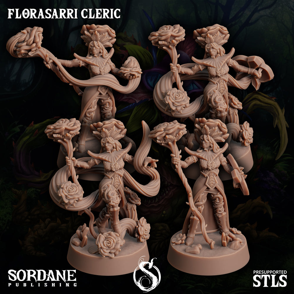 3D Printed Sordane Publishing Florasarri Cleric Cupid's Embrace Set 28 32mm D&D (Online Only)