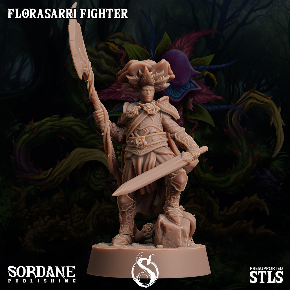3D Printed Sordane Publishing Florasarri Fighter Cupid's Embrace Set 28 32mm D&D (Online Only)