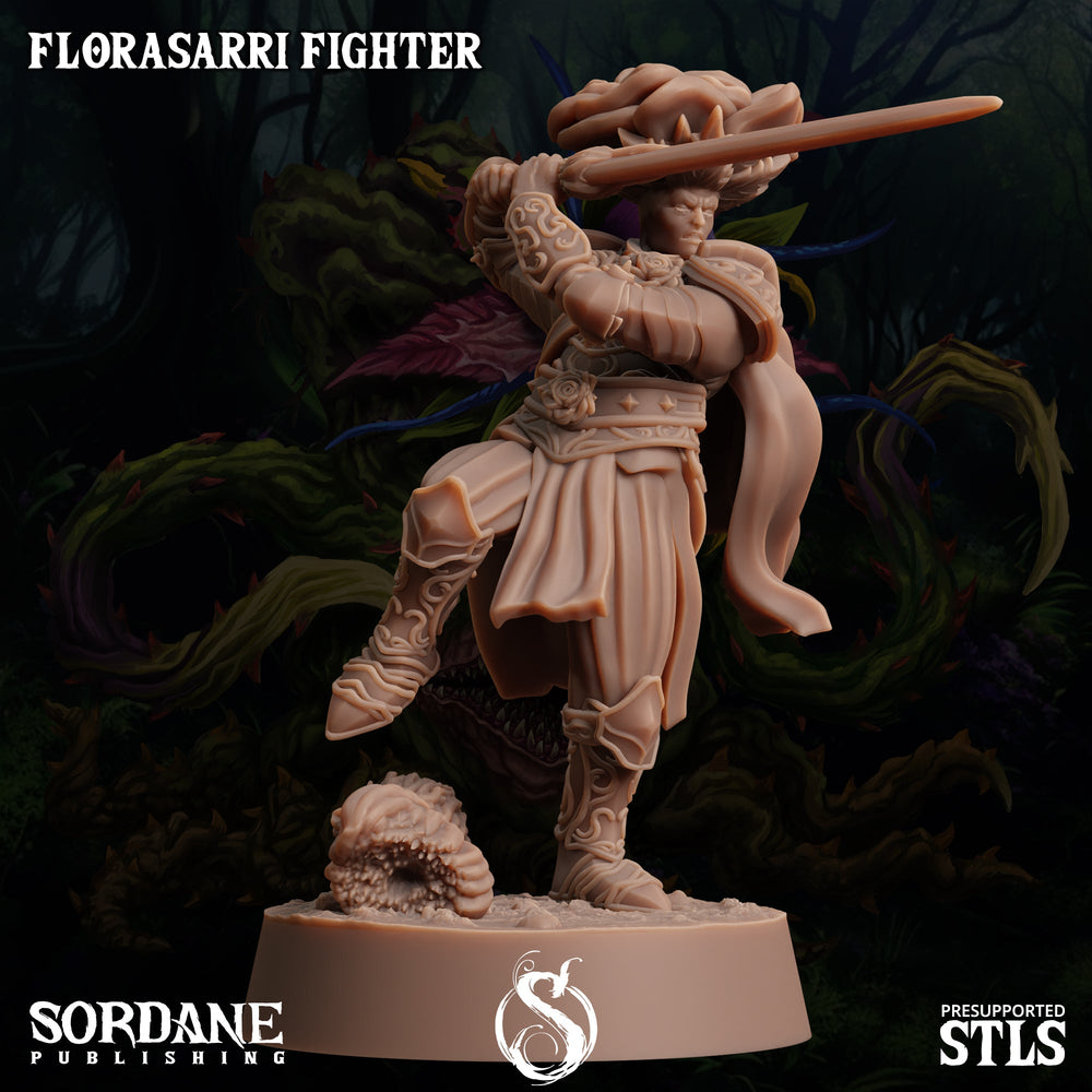 3D Printed Sordane Publishing Florasarri Paladin Cupid's Embrace Set 28 32mm D&D (Online Only)