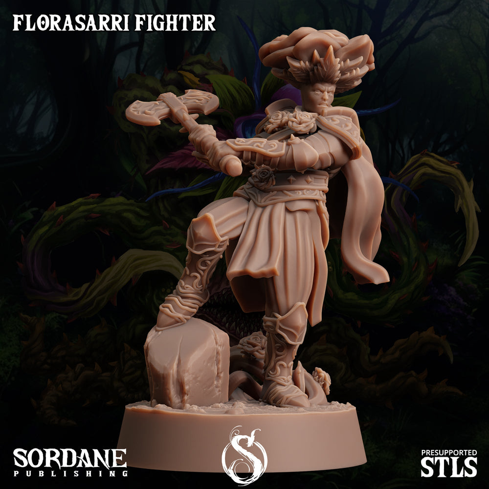 3D Printed Sordane Publishing Florasarri Paladin Cupid's Embrace Set 28 32mm D&D (Online Only)