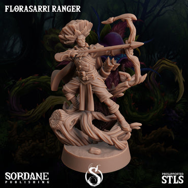 3D Printed Sordane Publishing Florasarri Ranger Cupid's Embrace Set 28 32mm D&D (Online Only)
