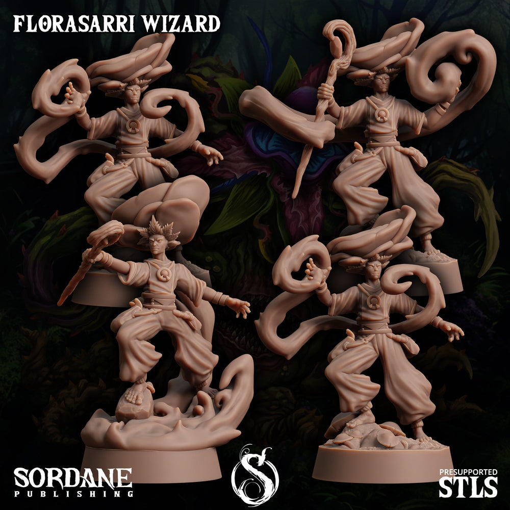 3D Printed Sordane Publishing Florasarri Wizard Cupid's Embrace Set 28 32mm D&D (Online Only)