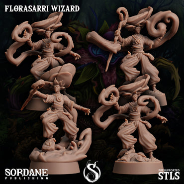3D Printed Sordane Publishing Florasarri Wizard Cupid's Embrace Set 28 32mm D&D (Online Only)