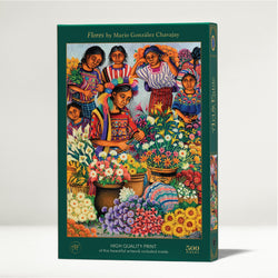 Flores 500 Piece Premium Jigsaw Puzzle Art & Fable (ONLINE ORDER ONLY)