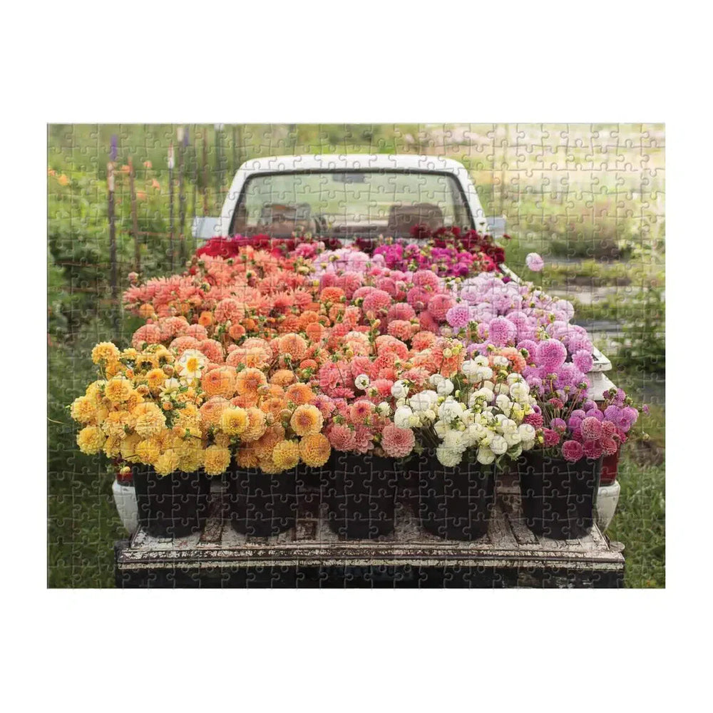 Floret Farm's Cut Flower Garden Double-Sided 500 Piece Jigsaw Puzzle Galison (ONLINE ORDER ONLY)