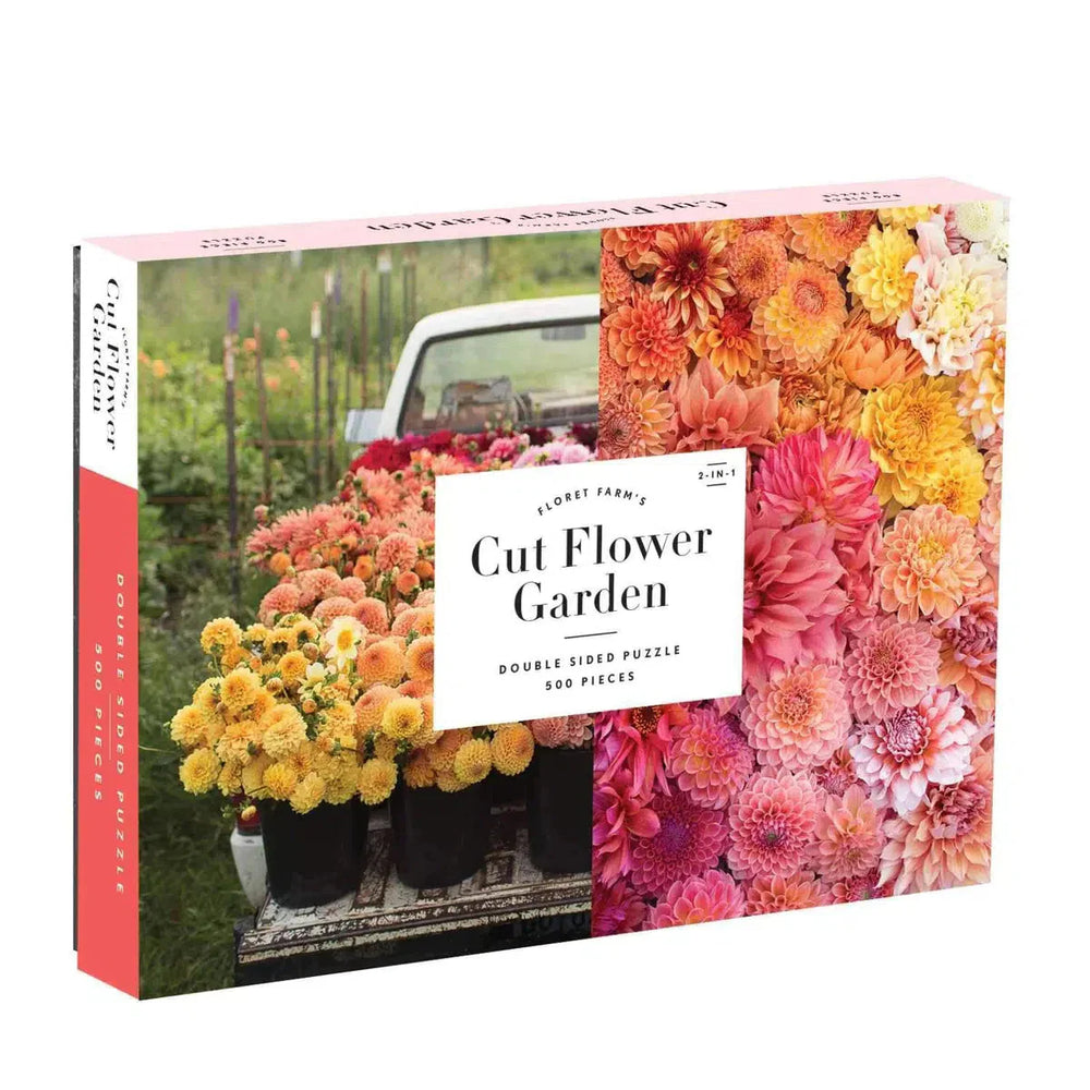 Floret Farm's Cut Flower Garden Double-Sided 500 Piece Jigsaw Puzzle Galison (ONLINE ORDER ONLY)