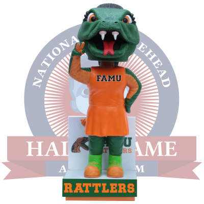 Lady Venom Florida A&M Rattlers Female Mascot Bobblehead (ONLINE ORDER ONLY)