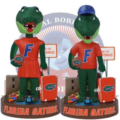 Florida Gators Basketball Welcome to San Antonio Bobbleheads (Presale) (ONLINE ORDER ONLY)