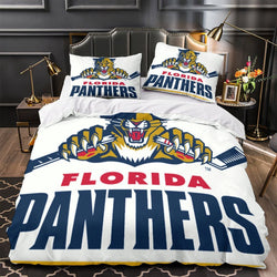 Florida Panthers Bedding Set Quilt Duvet Cover Without Filler (Online Order Only)