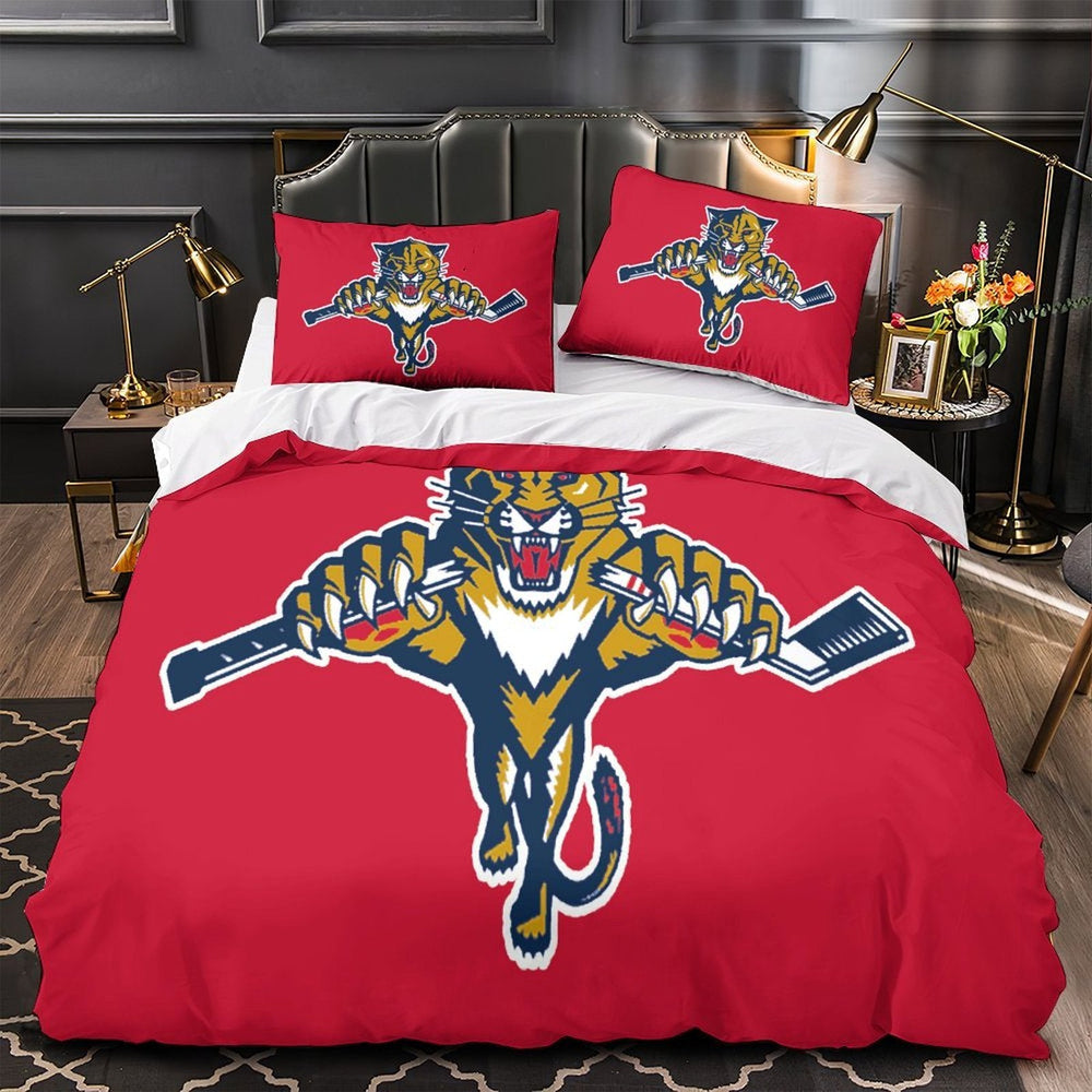 Florida Panthers Bedding Set Quilt Duvet Cover Without Filler (Online Order Only)