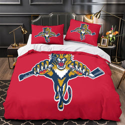 Florida Panthers Bedding Set Quilt Duvet Cover Without Filler (Online Order Only)