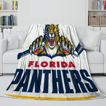 Florida Panthers Blanket Flannel Throw Kids Room Decoration (Online Order Only)