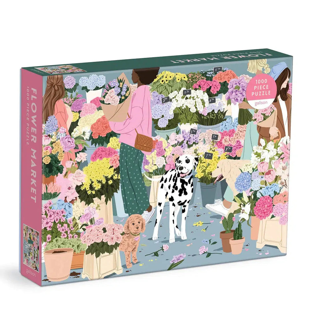 Flower Market 1000 Piece Jigsaw Puzzle Galison (ONLINE ORDER ONLY)