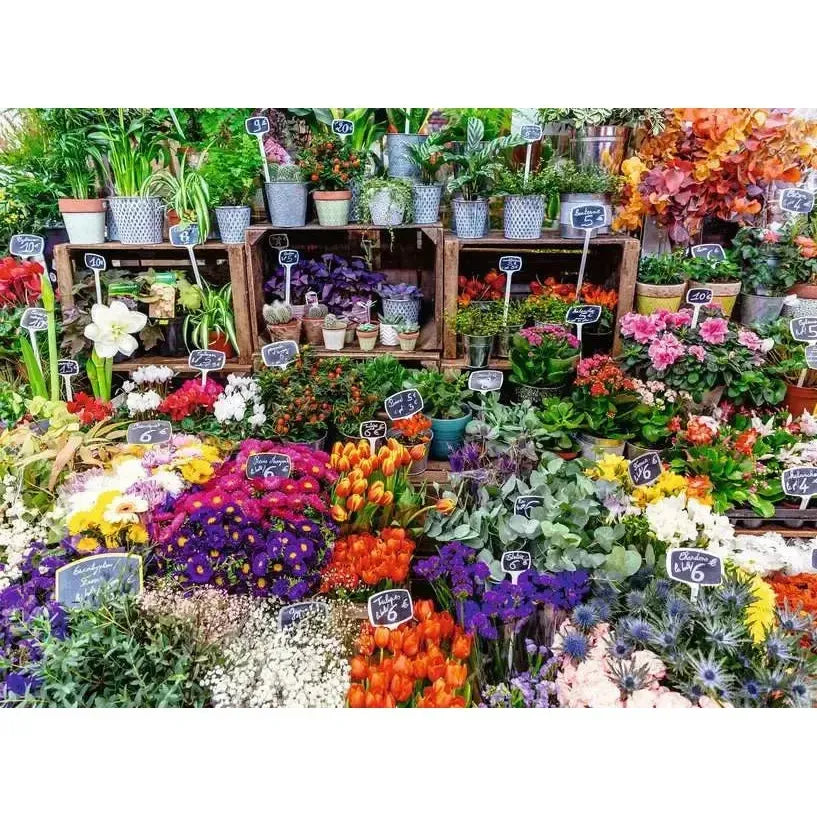 Flower Market France 500 Piece Jigsaw Puzzle Ravensburger