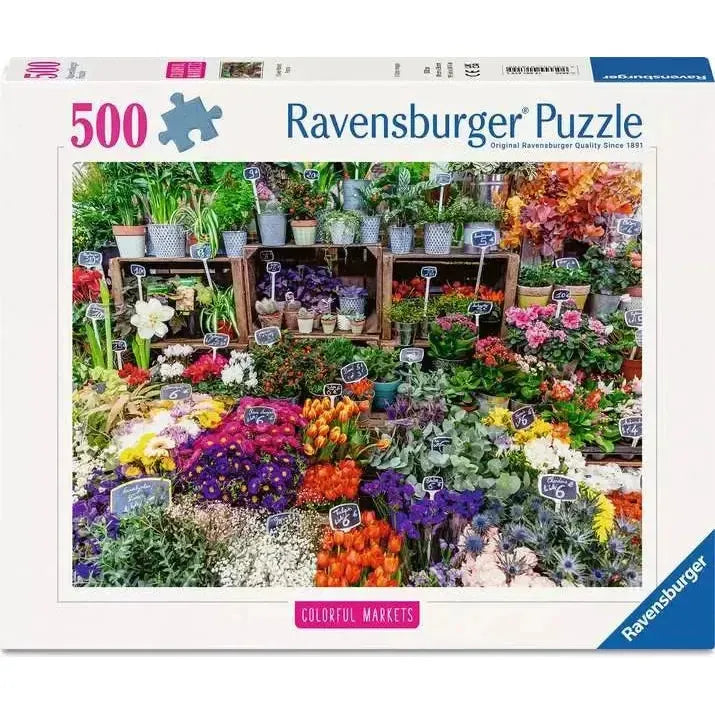 Flower Market France 500 Piece Jigsaw Puzzle Ravensburger