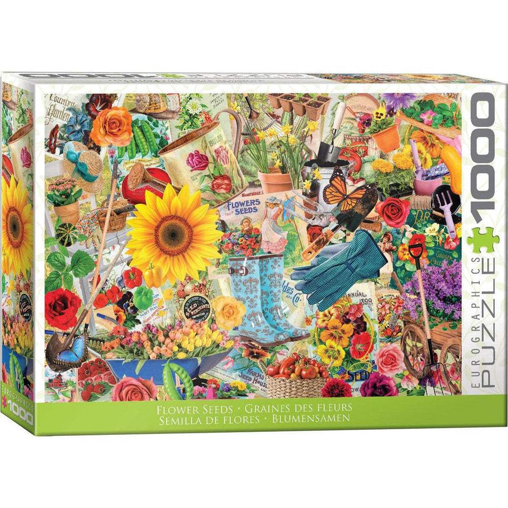 Flower Seeds 1000 Piece Jigsaw Puzzle Eurographics (ONLINE ORDER ONLY)